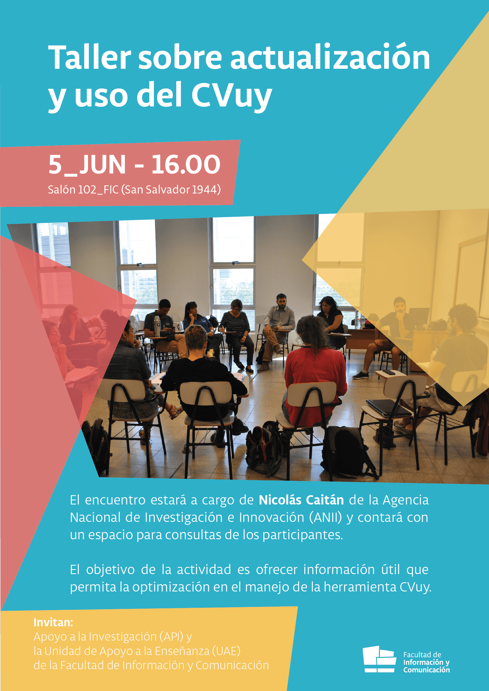 Invitación al taller sobre CVuy