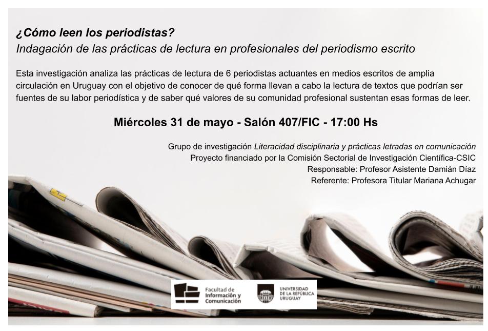 Invitación al evento.
