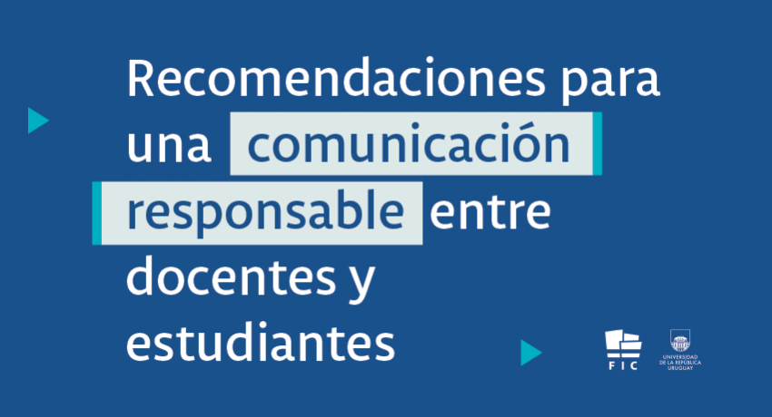 Recomendaciones para comunicaciones responsables entre docentes y estudiantes