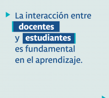 Recomendaciones para comunicaciones responsables entre docentes y estudiantes / 1
